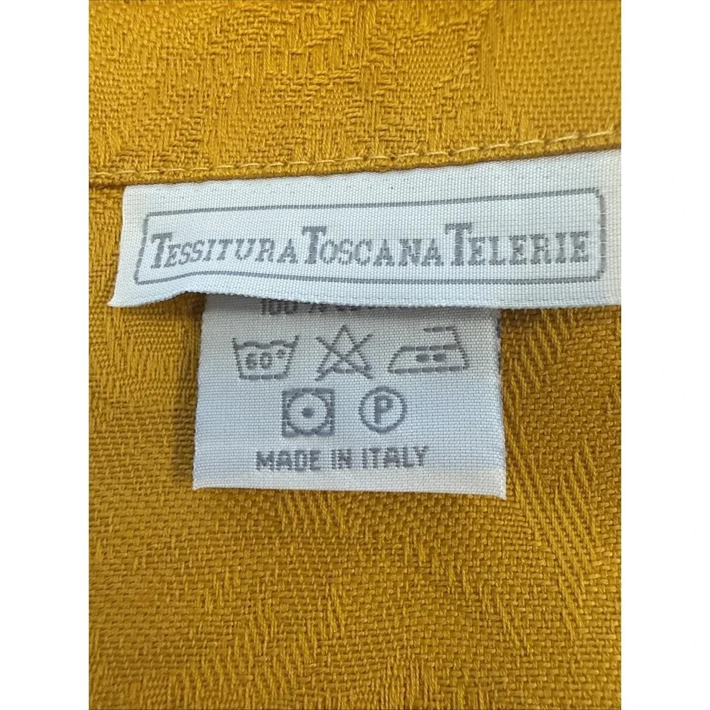Vtg Italian Jacquard Tablecloth Tessitura Toscana Telerie Tuscan Villa Paisley
